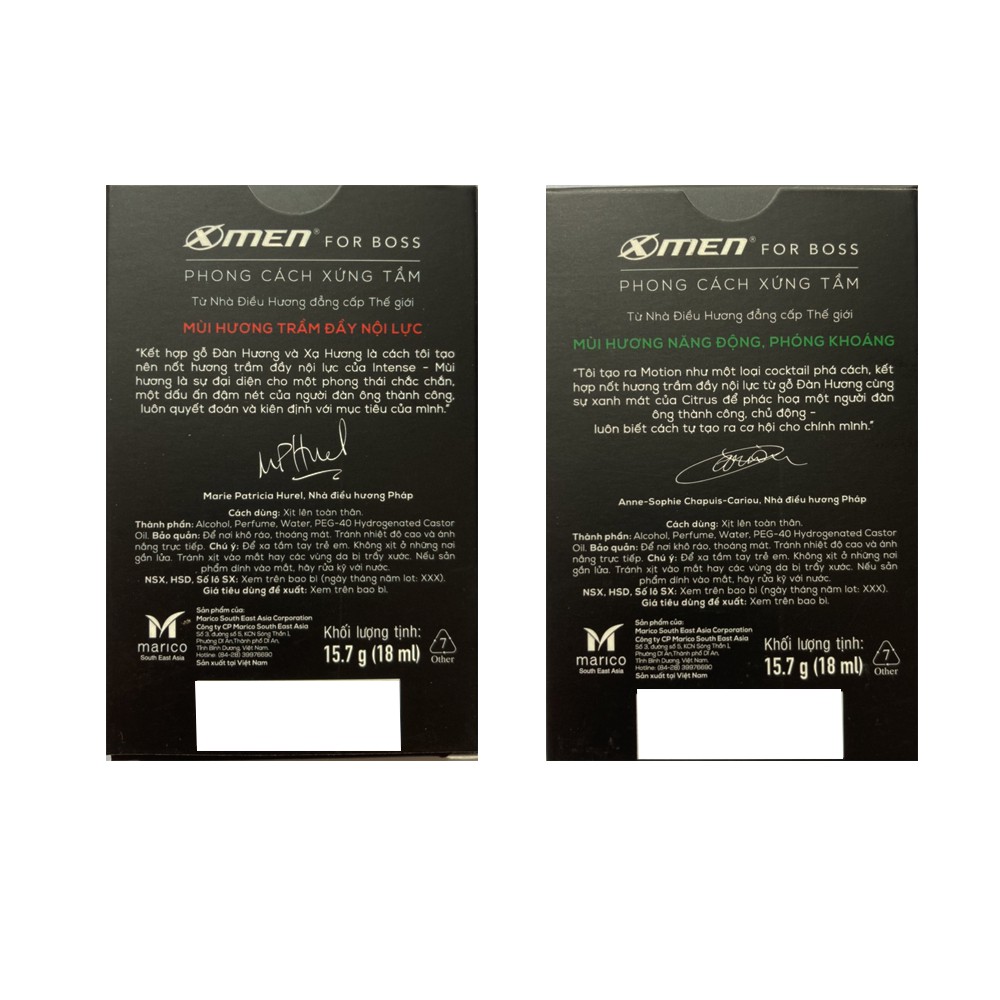 Nước Hoa Bỏ Túi X-Men For Boss 18ml | BigBuy360 - bigbuy360.vn
