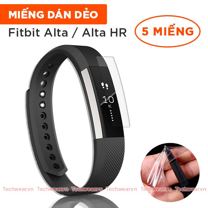 [Mã ELORDER5 giảm 10K đơn 20K] Miếng dán chống trầy cho đồng hồ Fitbit - combo 5 miếng