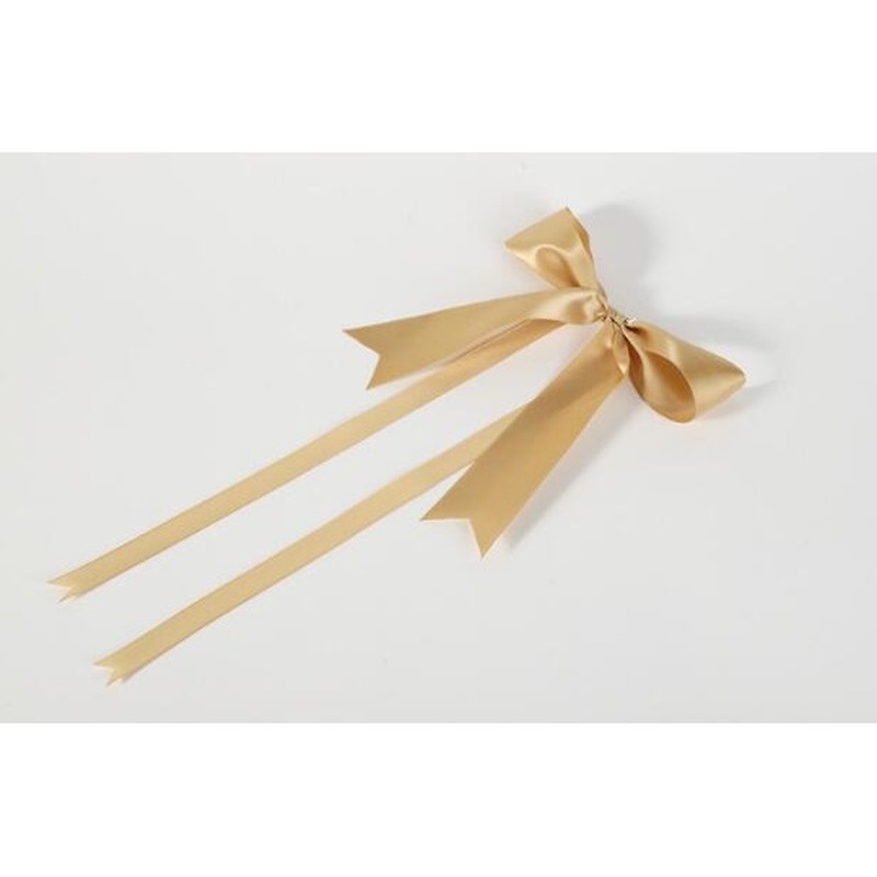 Cuộn Ruy Băng 22M Màu Vàng Sâm Panh 0.6 / 1.5 / 2.5 / 4cm Dùng Gói Quà / Trang Trí Nhà Cửa