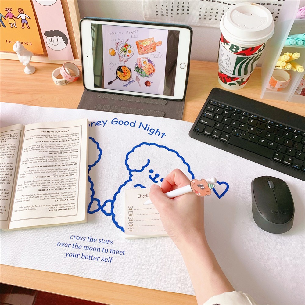 Bàn Di Chuột Lót Chuột Mouse Pad Cỡ Lớn Trải Bàn Nhí Nhảnh