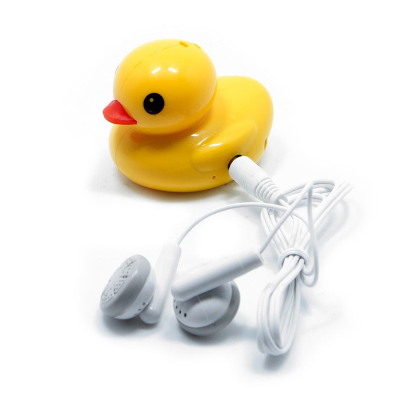 Cute Duck USB Mini Digital MP3 Music Player Support 32GB Micro SD TF Card