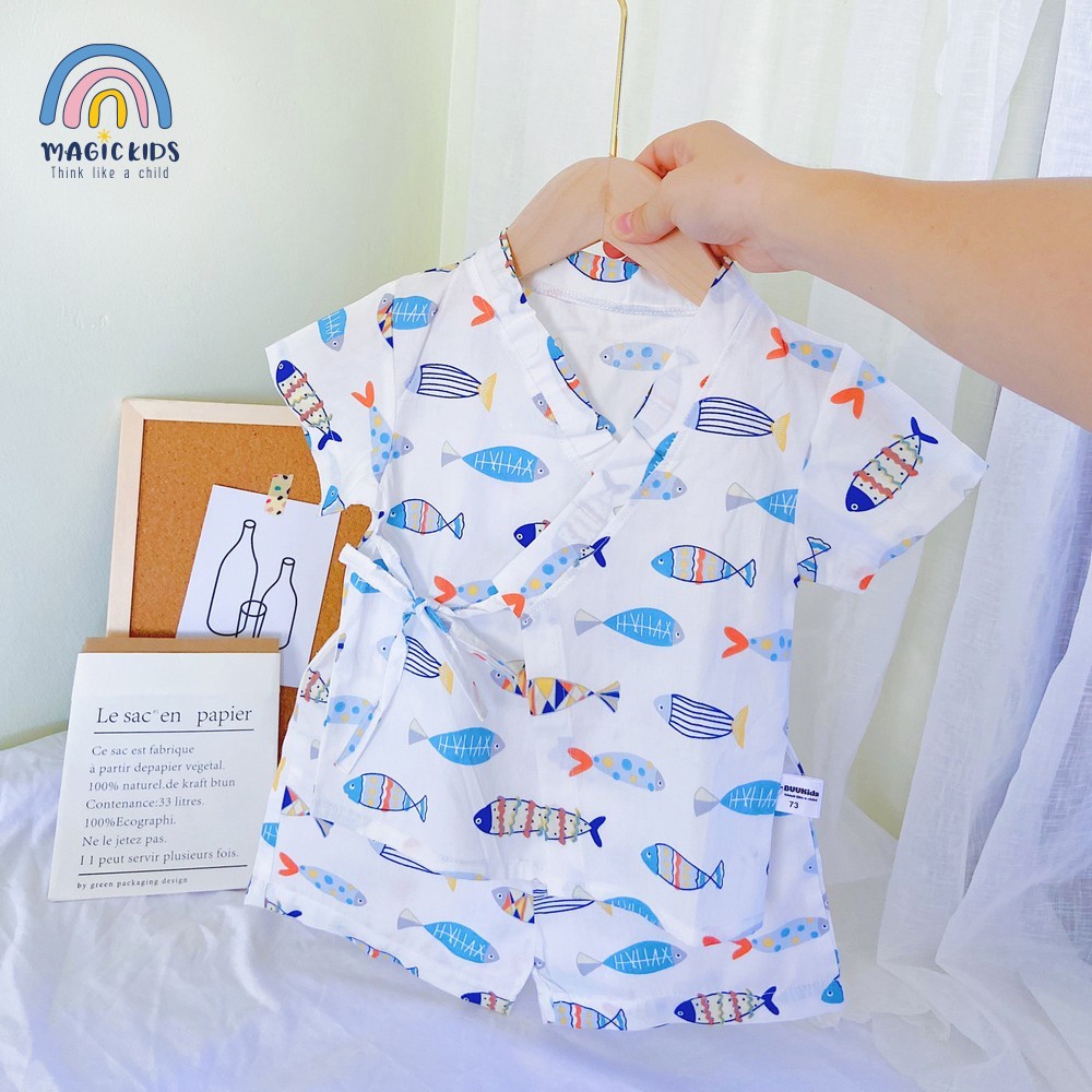 BỘ RỜI YUKATA MÙA HÈ SIÊU DỄ THƯƠNG CHO BÉ YÊU - 100% COTTON CHÍNH HÃNG BUUKIDS