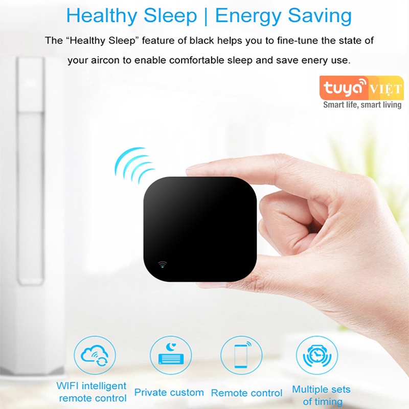 ĐIỀU KHIỂN HỒNG NGOẠI TUYA SMARTLIFE S06/S06 PRO (tích hợp cảm biến độ ẩm và cảm biến nhiệt độ)