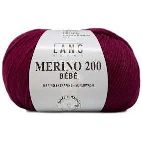 Cuộn Len Sợi Lông Cừu Yarn Wool Lang Merino 200 Bebe( bảng màu 2)