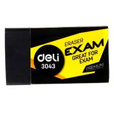 Gôm tẩy 2B Deli, 40×22×12mm - 1 cục tẩy - E3043 - Gôm tẩy cao cấp học sinh, sinh viên, văn phòng -HOKAMI STORE