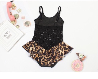 Bikini bé gái phối ren 1 mảnh