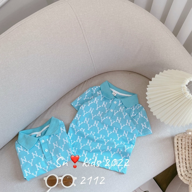 Áo polo NỜ Y 2 màu cho bé