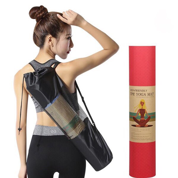 THẢM TẬP YOGA TPE CAO CẤP 2 LỚP 6MM CHỐNG TRƠN TRƯỢT