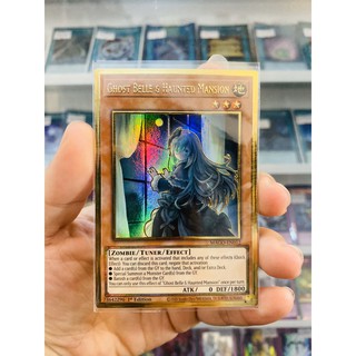 Thẻ Bài Lẻ YugiOh! Mã MAGO-EN012 - Ghost Belle & Haunted Mansion (Alternate Art) - Premium Gold Rare - 1st Edition