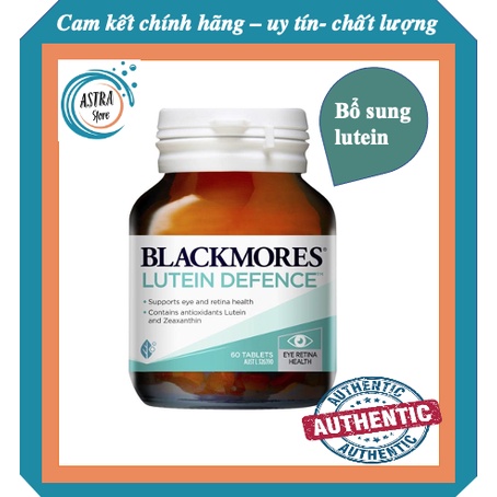 Viên uống bổ mắt Blackmores Lutein Defence của Úc, 60 viên