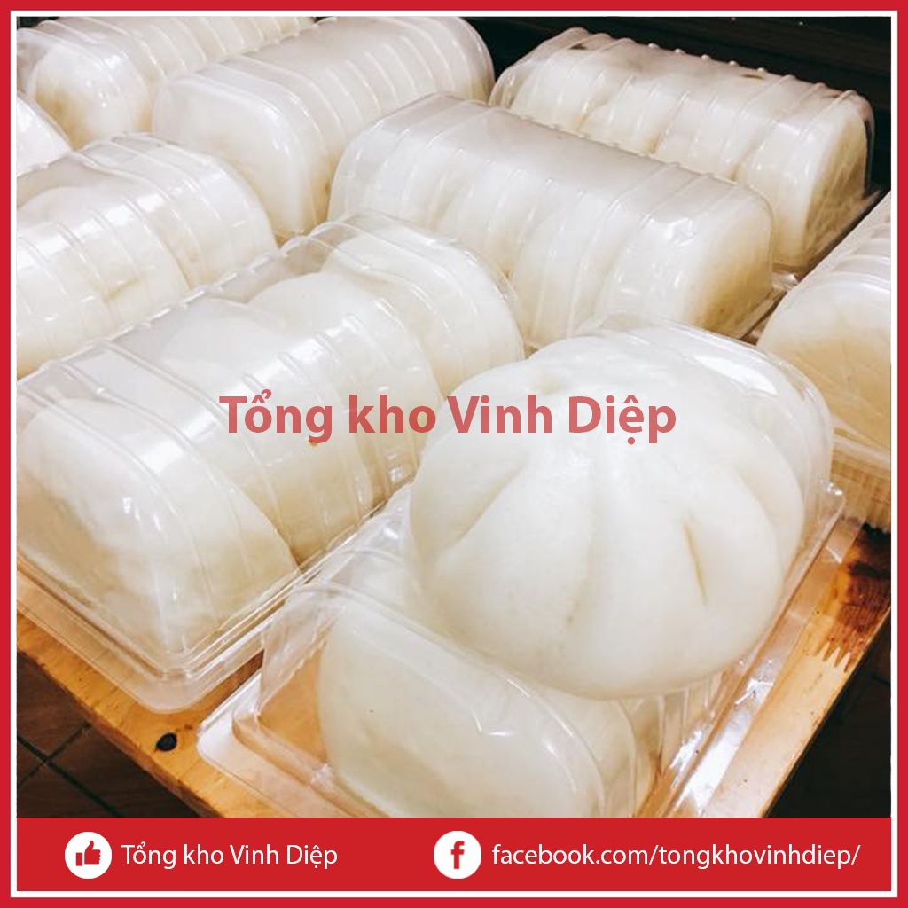 100 Hộp nhựa H53 đựng bánh bao, hoa quả, đồ ăn