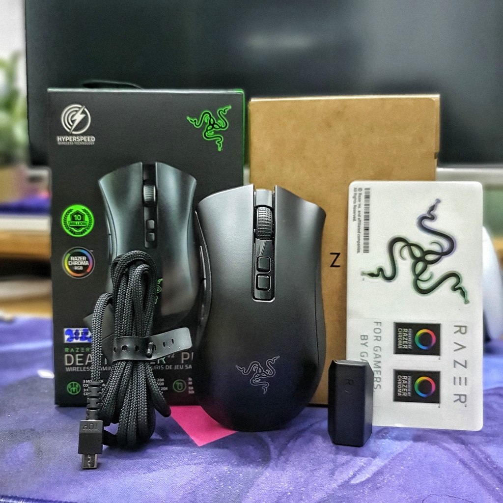 - [ RẺ VÔ ĐỊCH ] Chuột Razer DeathAdder V2 Pro - Hàng xách tay 99,99%