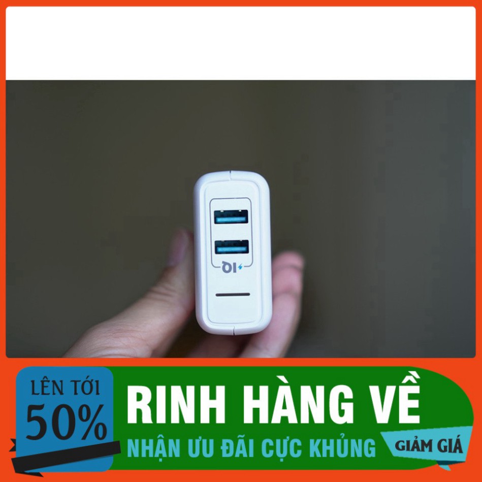 HẠ NHIỆT  Sạc Anker 2 cổng, 24w - PowerPort 2 Elite, 24w - A2023 - Hàng xách tay $$$