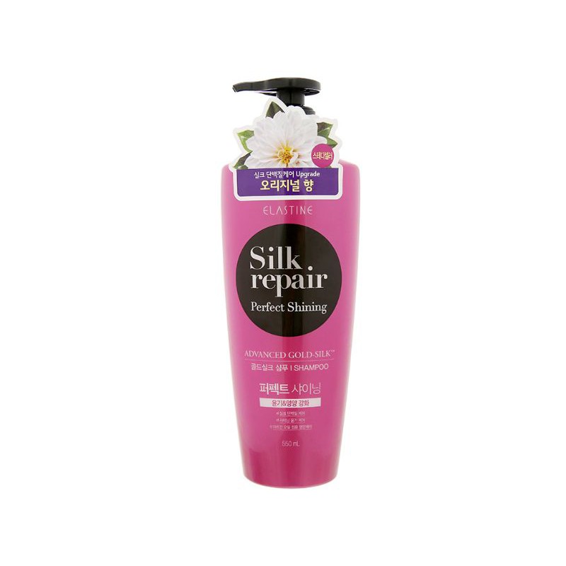 Dầu gội Elastine Silk Repair Perfect Shining Gold Silk 550ml