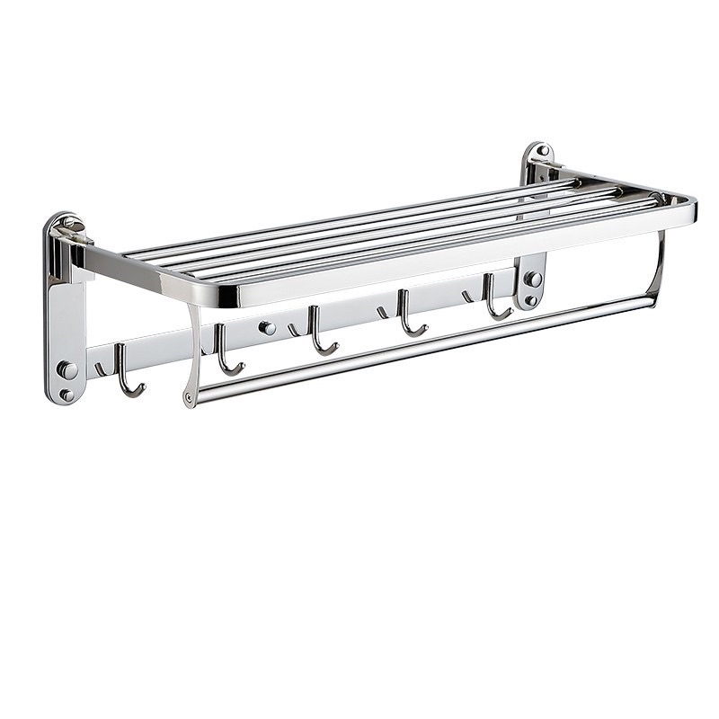 Vắt khăn nhà tắm inox 304, kệ để khăn nhà tắm, thanh vắt khăn móc treo quần áo, vắt khăn nhà tắm gấp đa năng inox 304