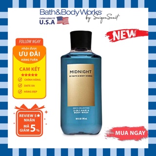 Sữa tắm Nam Bath and Body Works Midnight