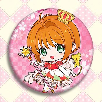 Huy hiệu cài áo IN HÌNH Sakura Cardcaptor Thủ lĩnh thẻ bài anime chibi dễ thương tiện lợi m01