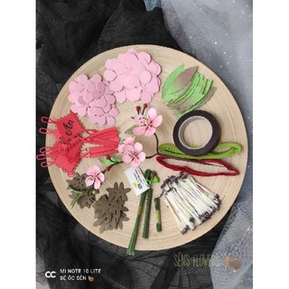 SET LÀM HOA MAI/ĐÀO BẰNG GIẤY 🌸🌸🌸