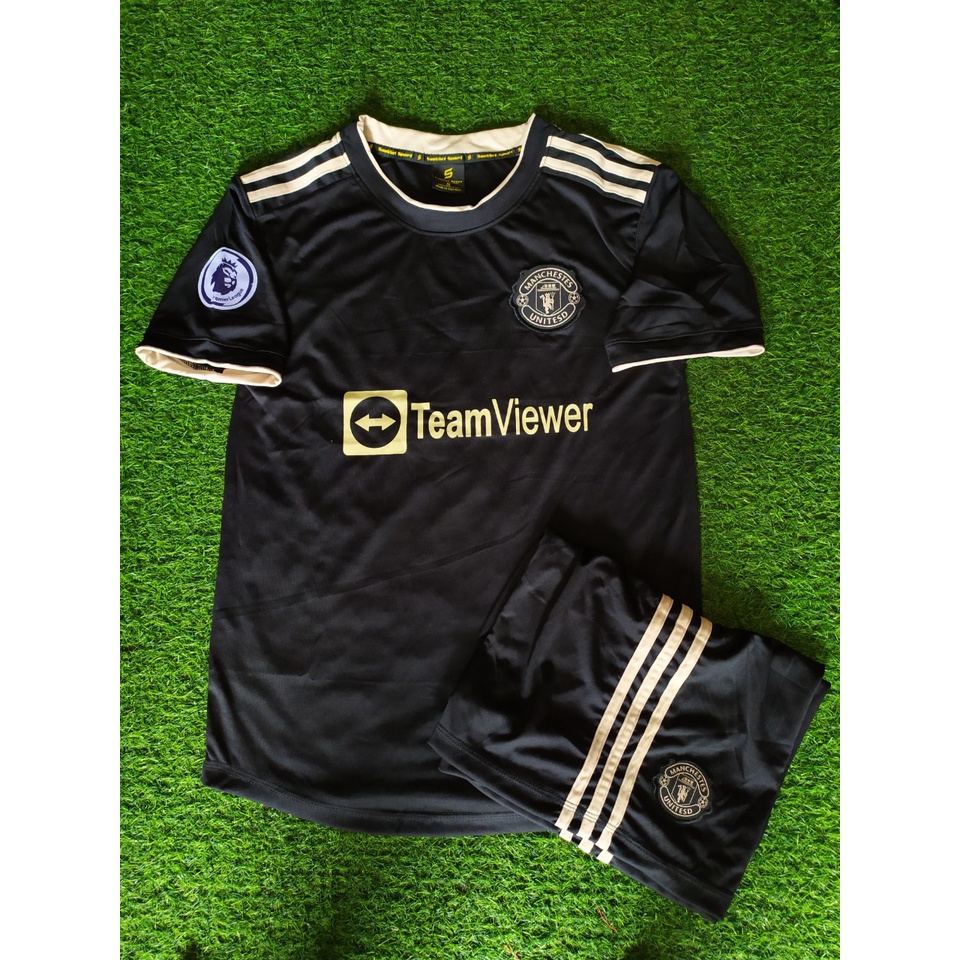 Áo Đá Banh CLB MU Đen mới 2023