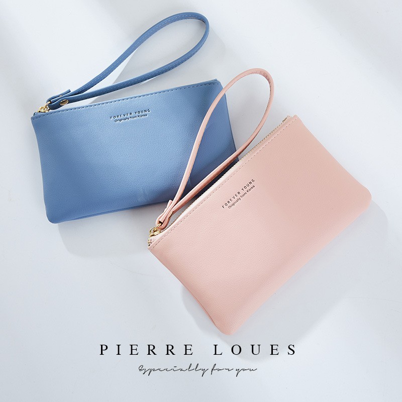 Ví nhỏ PIERRE LOUES có dây đeo cổ tay đa năng thời trang cho nữ
