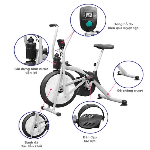 Xe đạp tập thể dục Air Bike Sport chính hãng