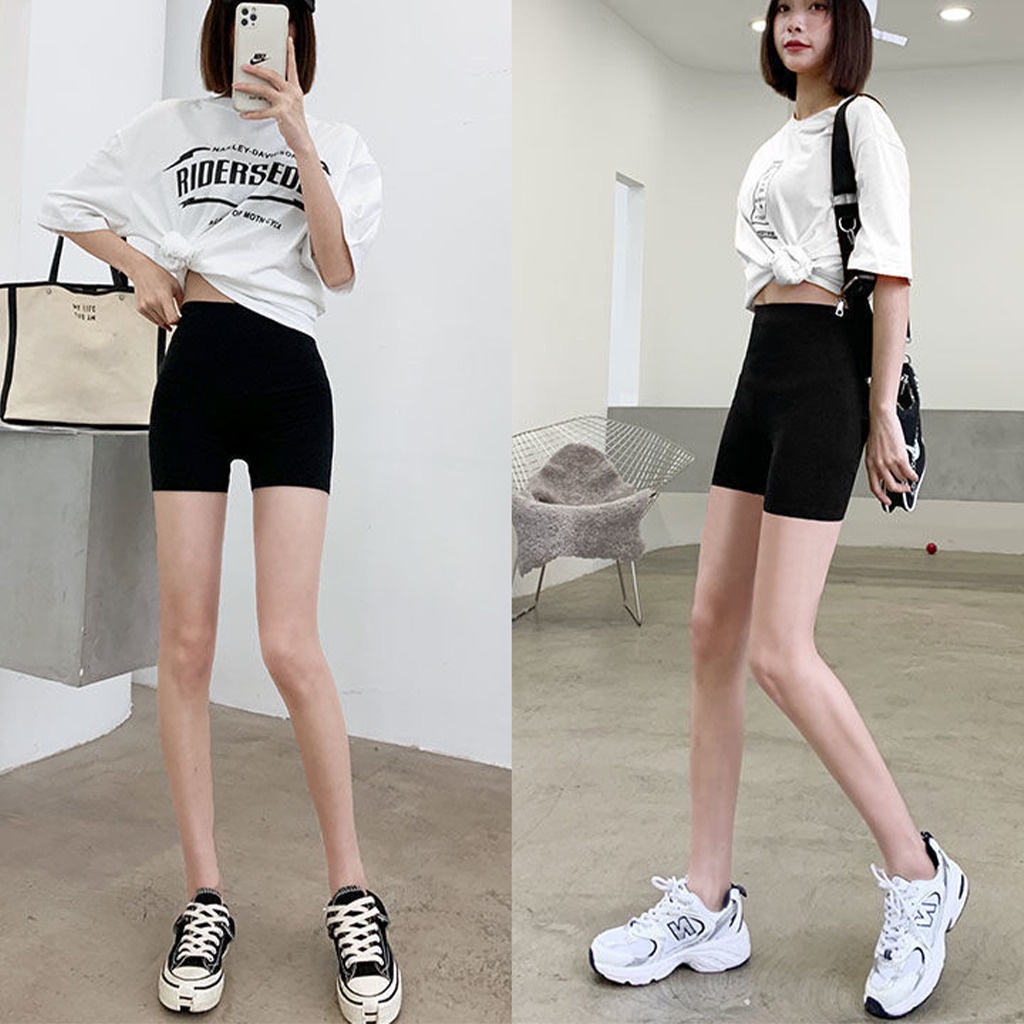 Quần legging asos, Quần legging đùi ngố lửng dài nữ nâng mông siêu co giãn vải cotton bigsize