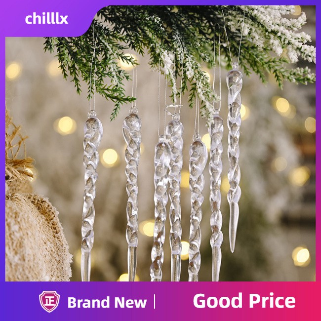 【chilllx】Christmas Decorations Icicle Pendant Christmas Tree Decoration