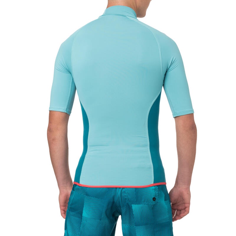 Áo lặn giữ nhiệt ngắn tay 100 bằng neoprene cho nam - ngọc lam Decathlon Subea