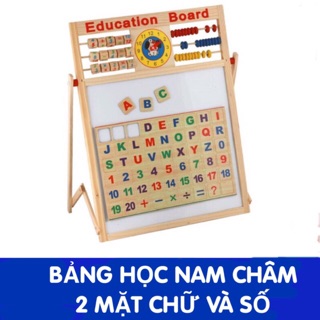 Bảng nam châm 2 mặt chữ số cho bé