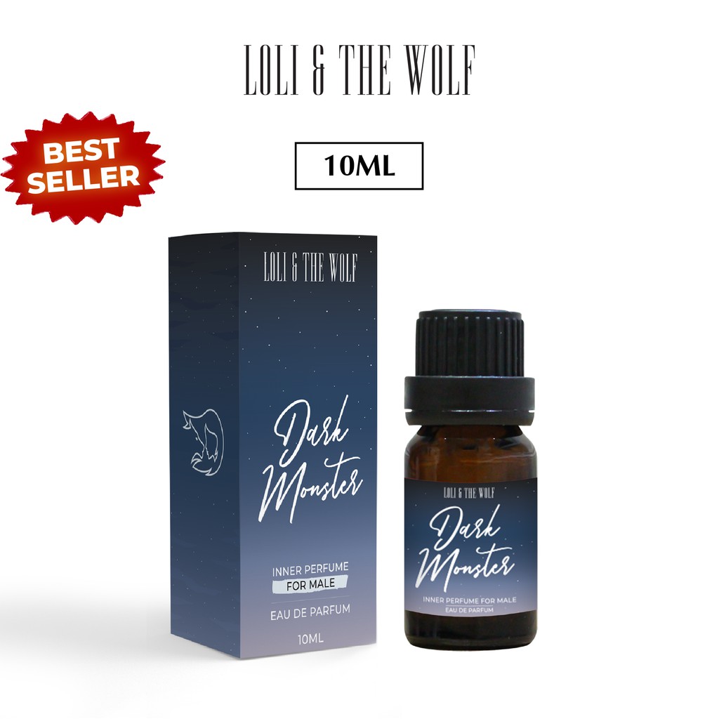 Nước hoa vùng kín nam Dark Monster Eau De Parfum lưu hương lâu chai 10ml - LOLI & THE WOLF | Thế Giới Skin Care
