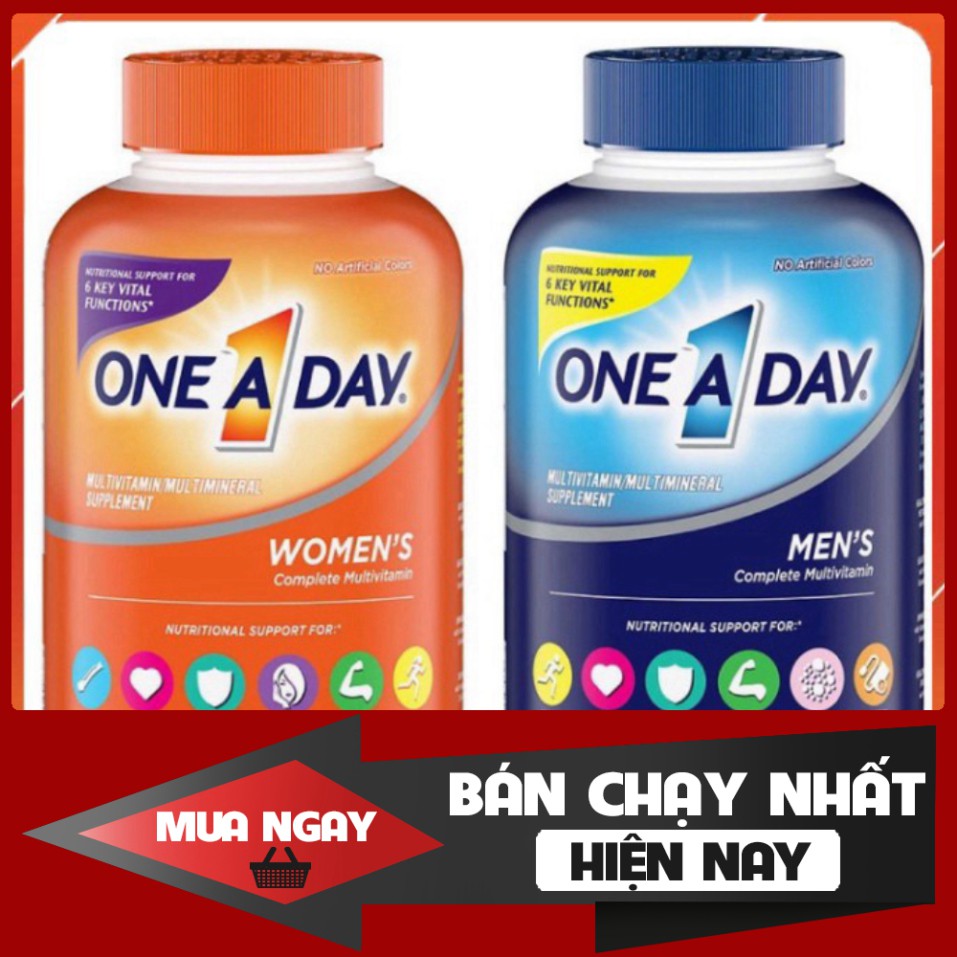 BÁN CHẠY NHẤT Viên Uống One A Day Men’s & Women’s Multivitamin Health Formula (300 Viên, Mẫu Mới) BÁN CHẠY NHẤT