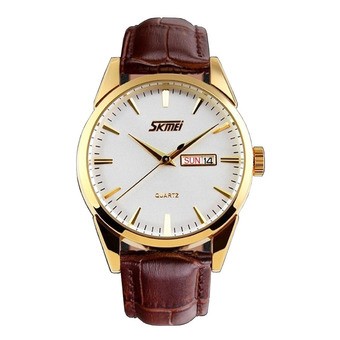 Đồng hồ nam dây da Skmei 9073