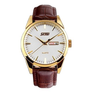 Đồng hồ nam dây da skmei 9073