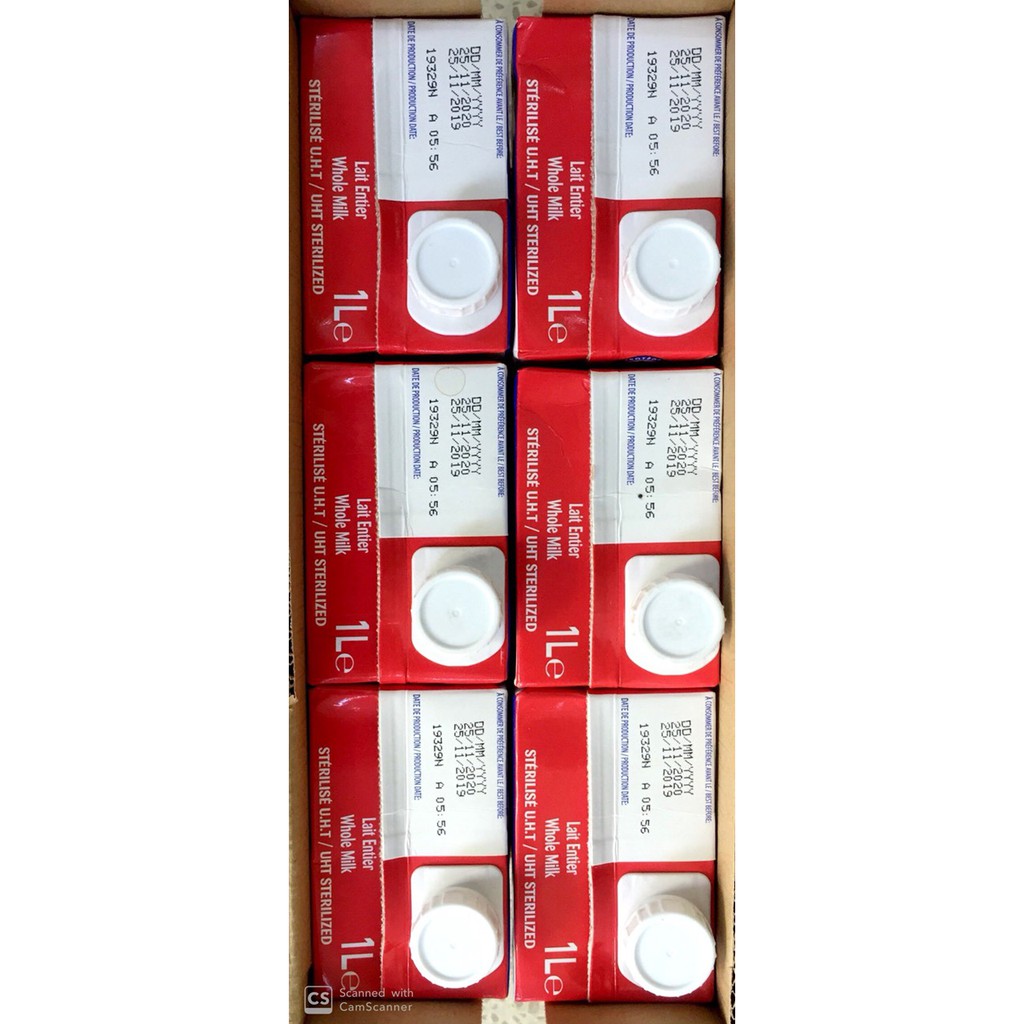 THÙNG 6 HỘP SỮA TƯƠI NGUYÊN KEM PROMESS-PHÁP 1L | BigBuy360 - bigbuy360.vn