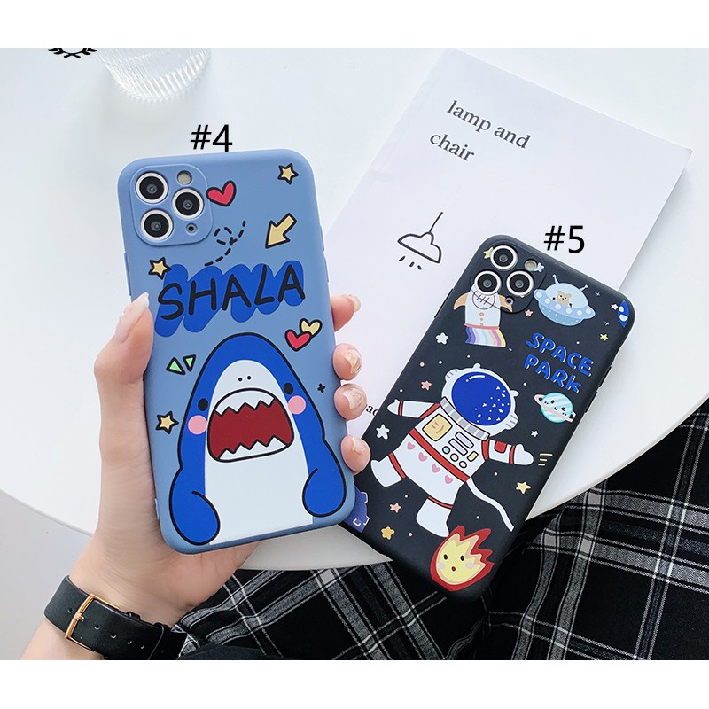 Ốp điện thoại họa tiết hoạt hình cho iPhone11 / 11Pro 11Pro Max X XR XS XS MAX 7 8 plus SE