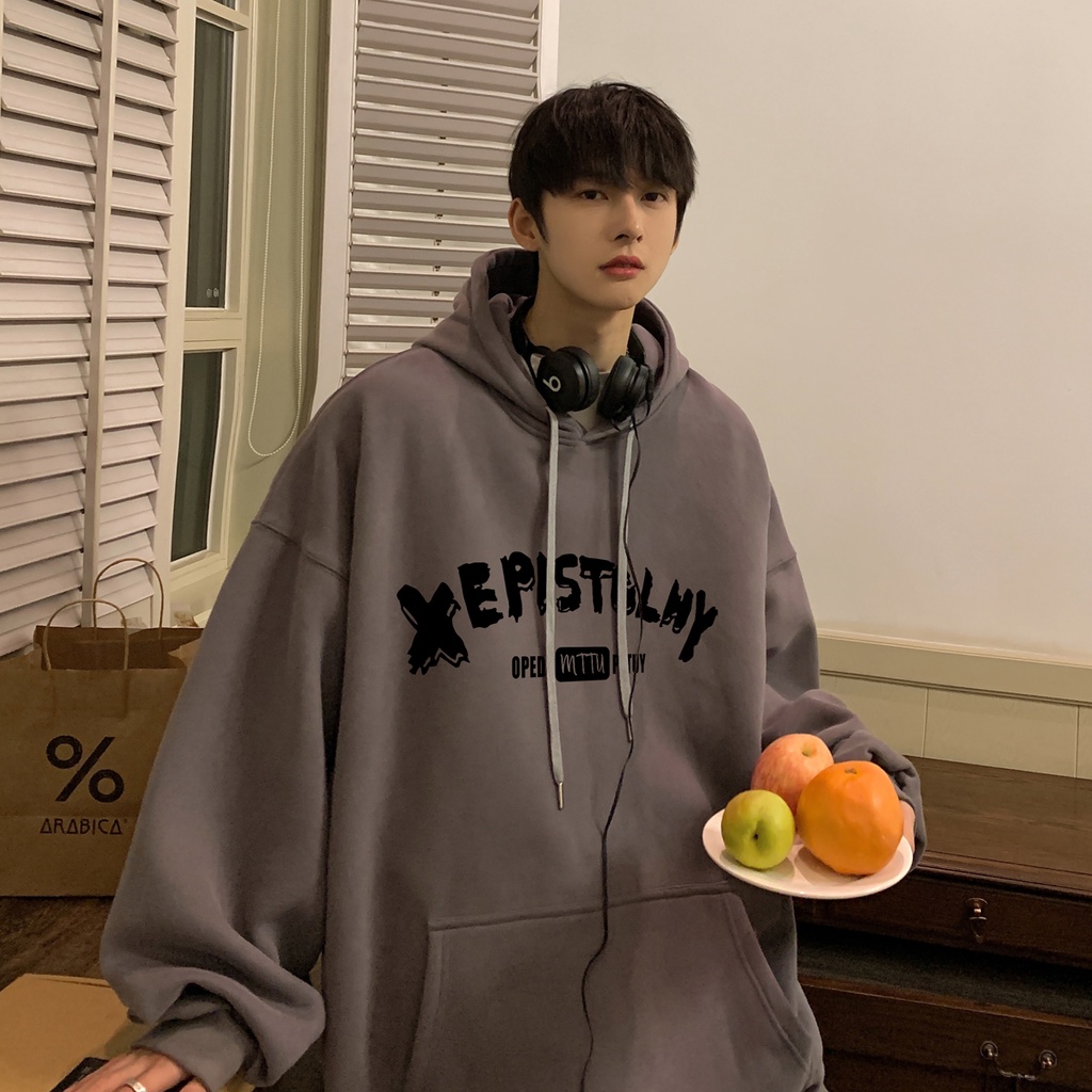 Áo Hoodie In Chữ Thời Trang Dành Cho Nam