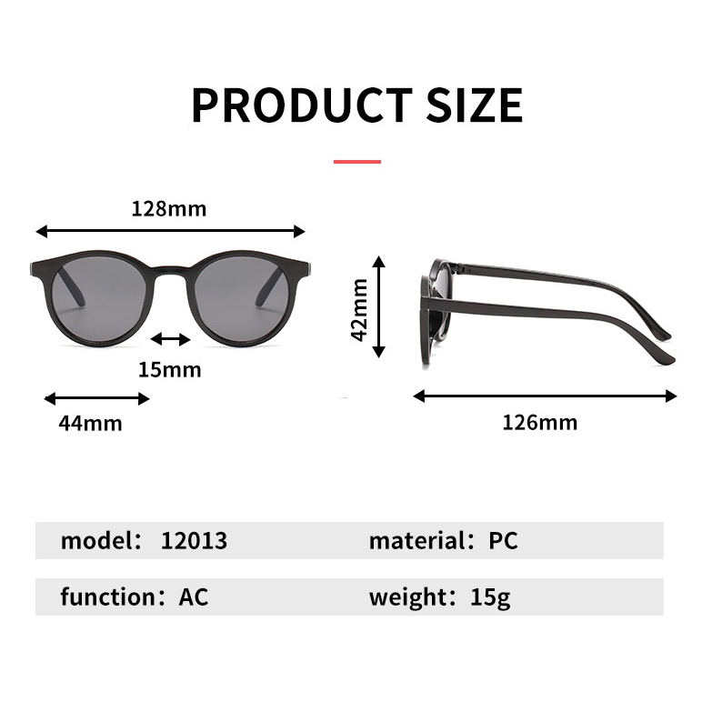 Kính mát chống tia UV phong cách Hàn Quốc đáng yêu cho bé