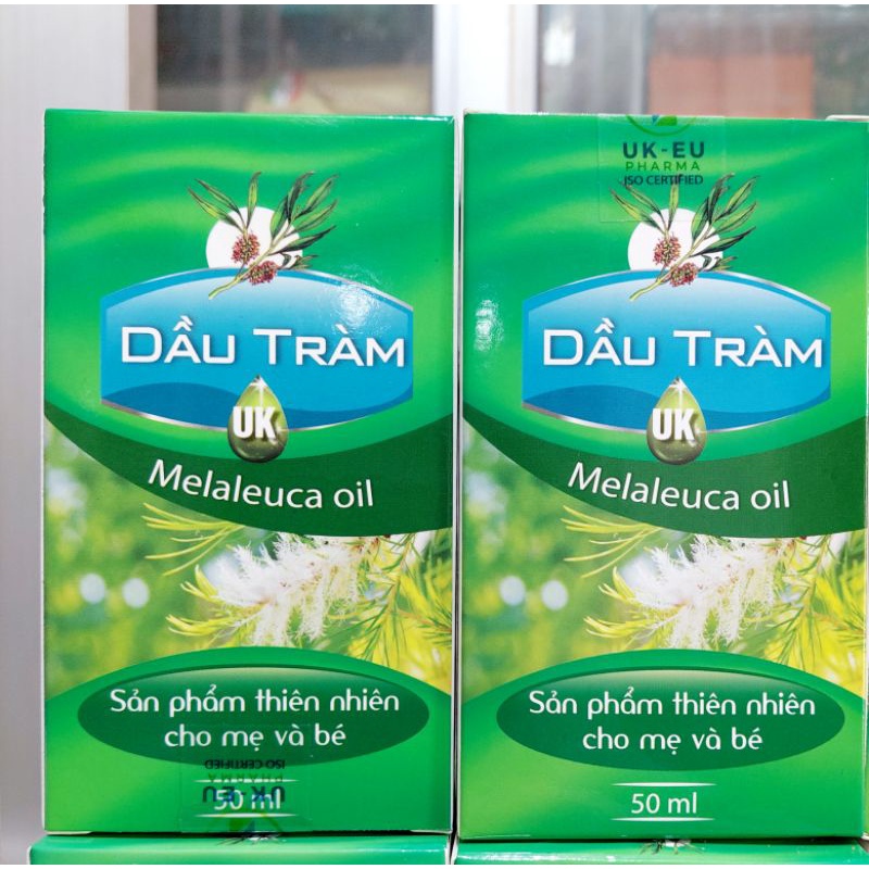 Dầu Tràm-UK Sản Phẩm Thiên Nhiên Cho Mẹ Và Bé Lọ 50ml