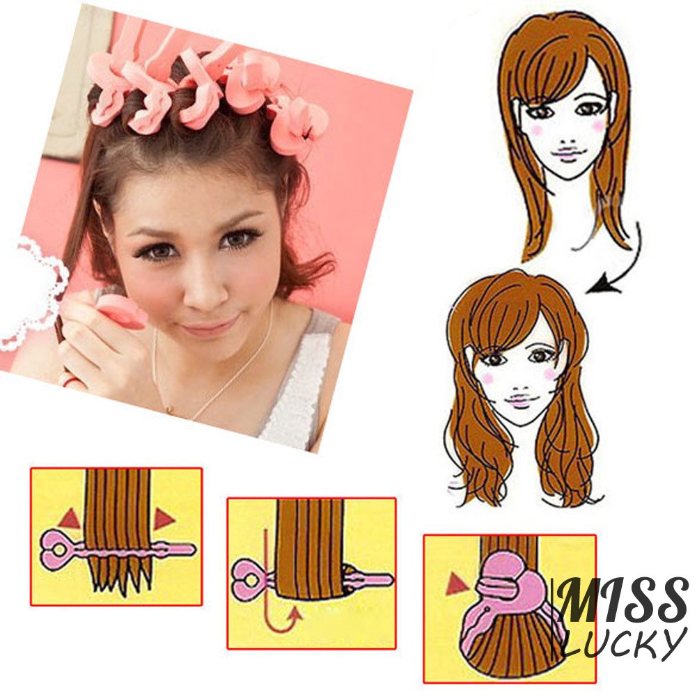 Set 6 lô cuốn tóc tạo kiểu thời trang cho nữ