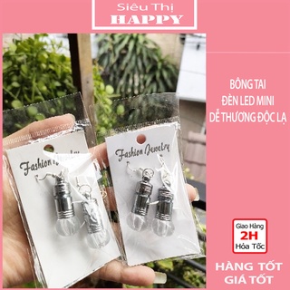 Bông tai đèn led mini