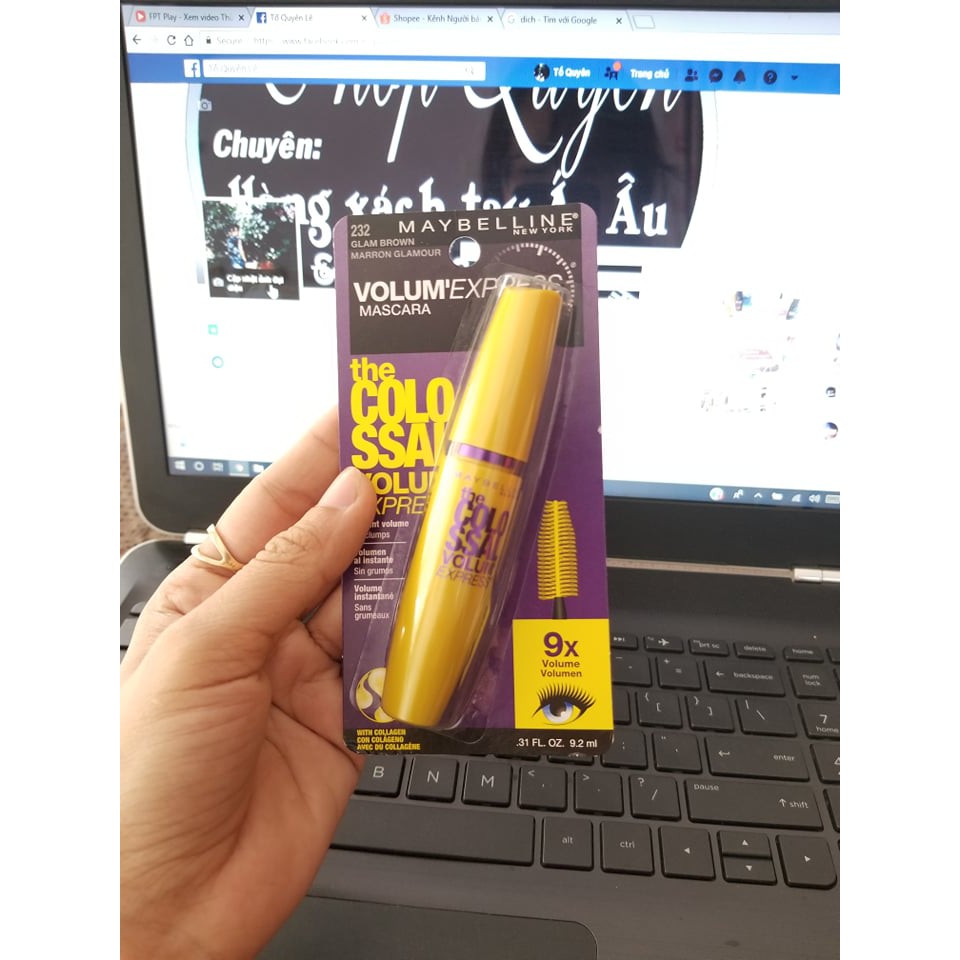 Mascara Maybelline 9X The Colossal Volum Express Dày & Cong mi