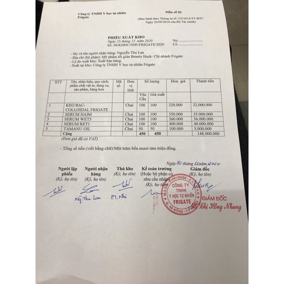 Serum Haim - Thương hiệu Frigate - Phục hồi da teo mỏng, yếu - Shopmyphamtoigian