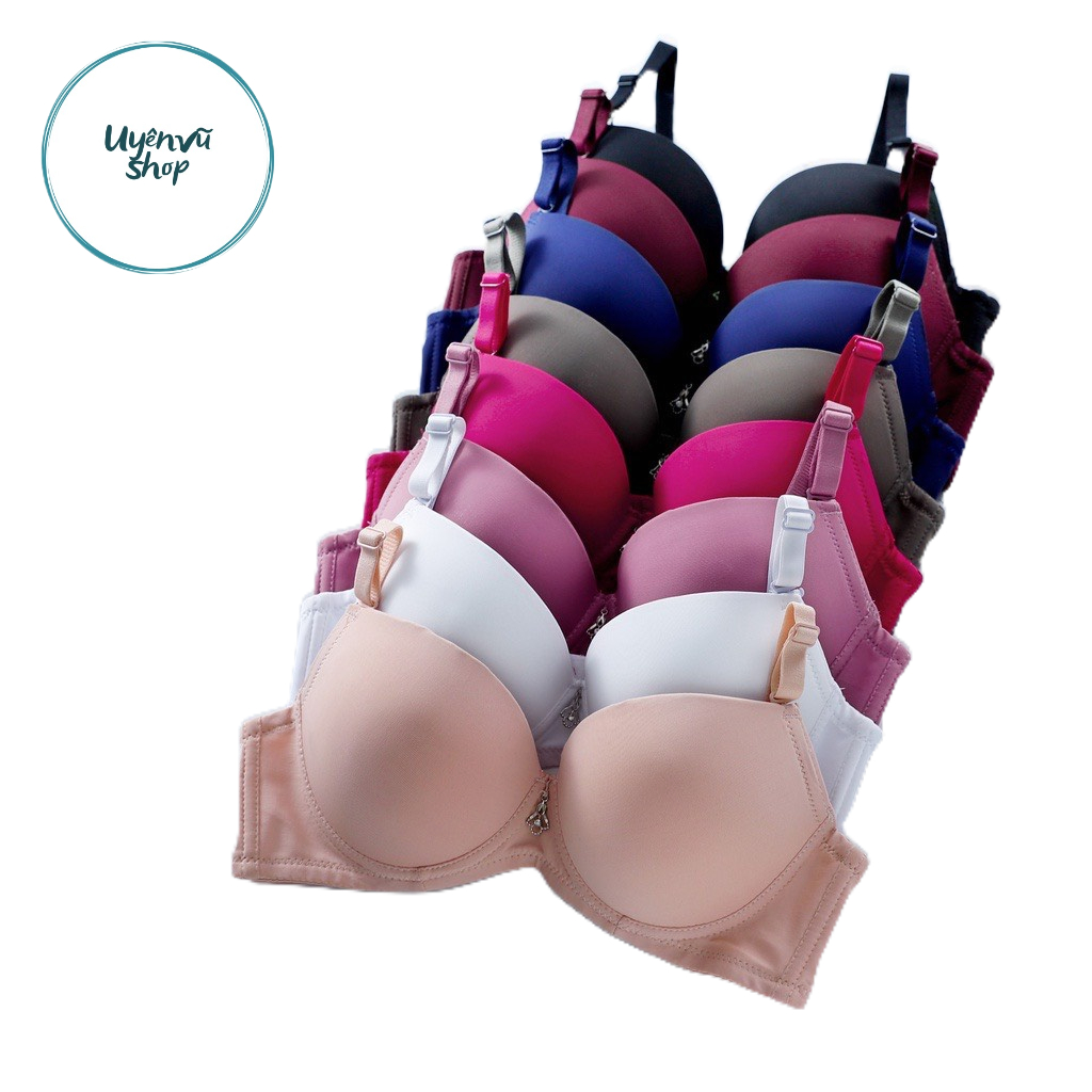 Áo lót trơn có gọng nâng ngực siêu êm mút dày 2cm, có bàn tay nâng đẩy - uyên vũ shop