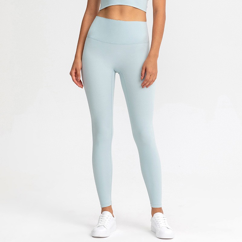 Quần legging thể thao HOPPE FUMENG lưng cao nhiều màu sắc tùy chọn thời trang trẻ trung