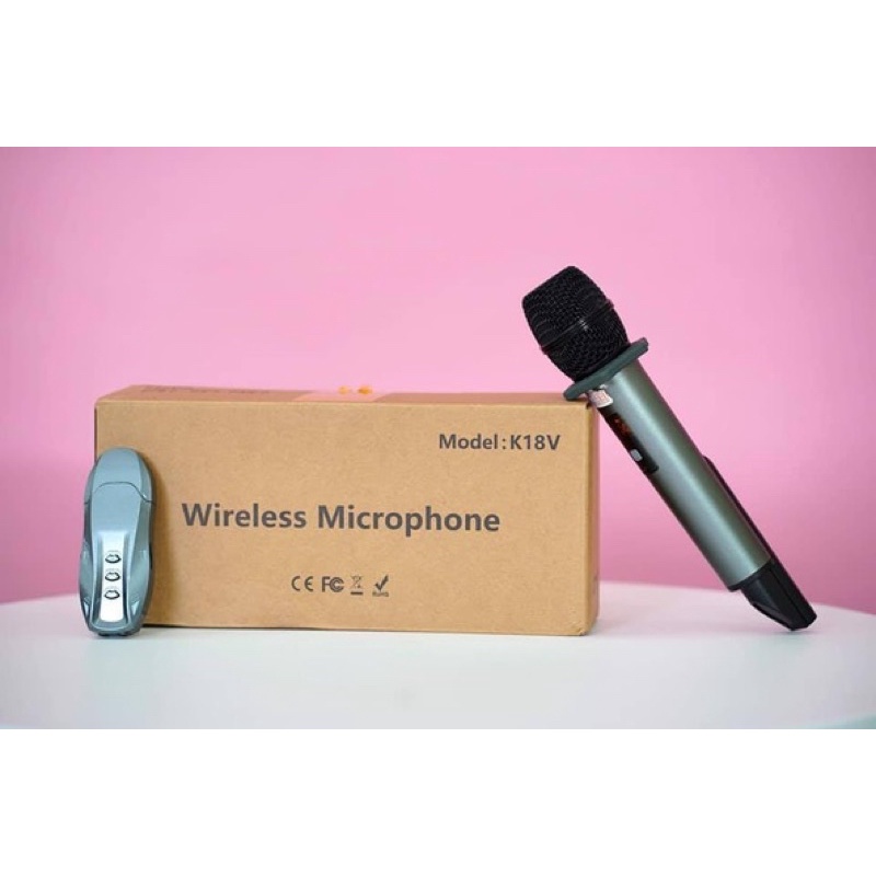 Micro Karaoke không dây Excelvan K18V cho loa Harman Kardon, JBL, Marshall