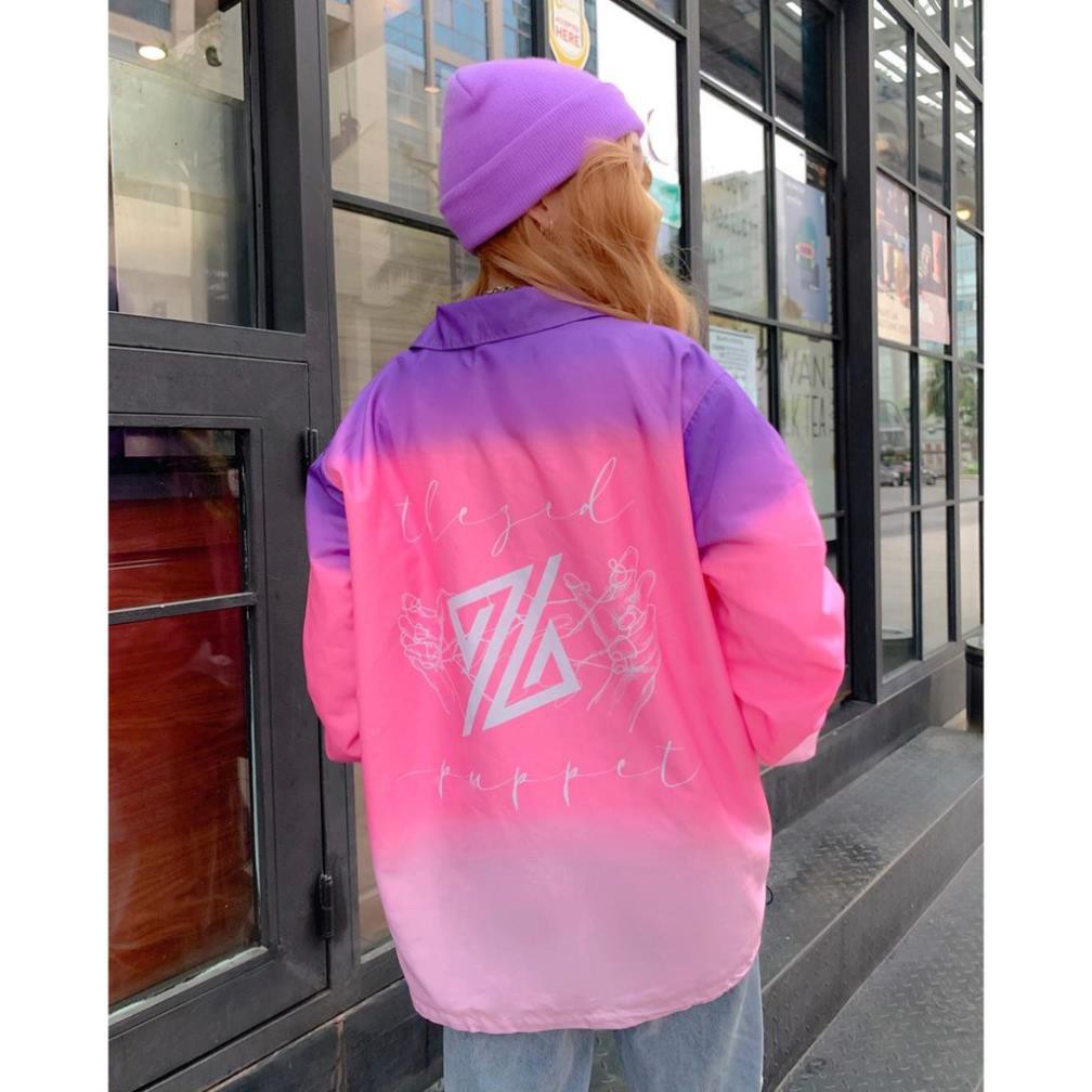 ÁO KHOÁC LOANG Z XANH HỒNG - ÁO BOMBER GIÓ LOANG CHỮ Z DÂY RÚT BO CHUN | BigBuy360 - bigbuy360.vn