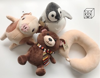 Gối cổ hạt xốp hình thú