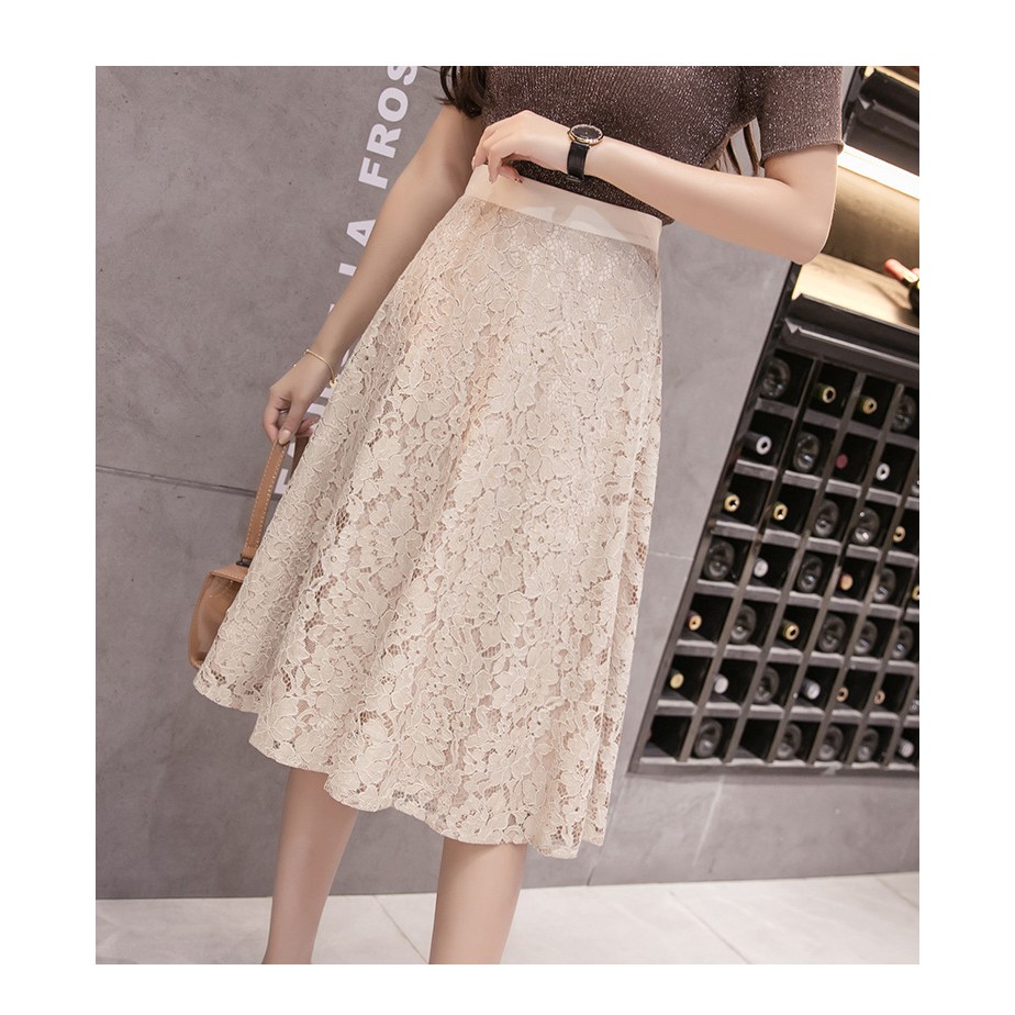 Chân váy ren dễ thương free size VAY116