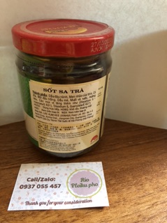 Sốt sa trà Lee kum kee