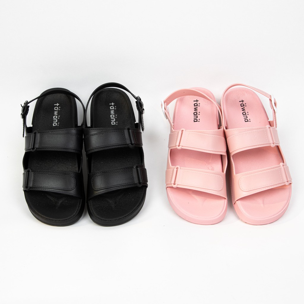 Giày Sandal Nữ 2 quai ngang cá tính MWC NUSD- 2839